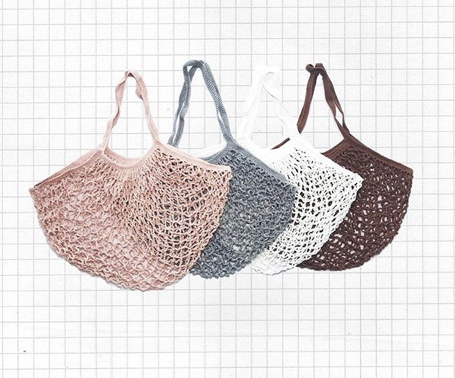 Upcycled Cotton Hand-Crocheted Bag - Ecofrenli.com