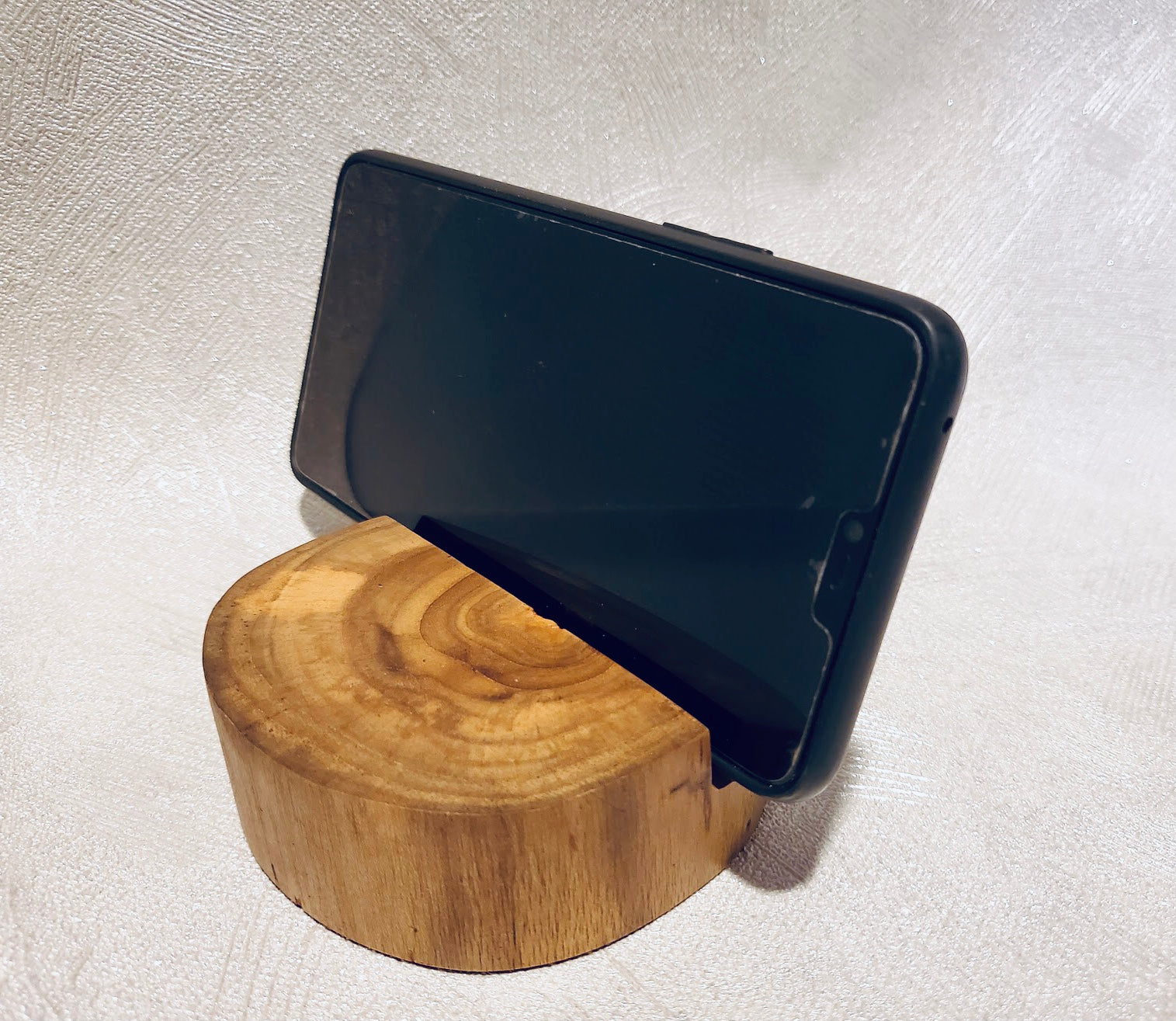 Phone Stand Wooden Phone Holder. Cell Phone Stand. 