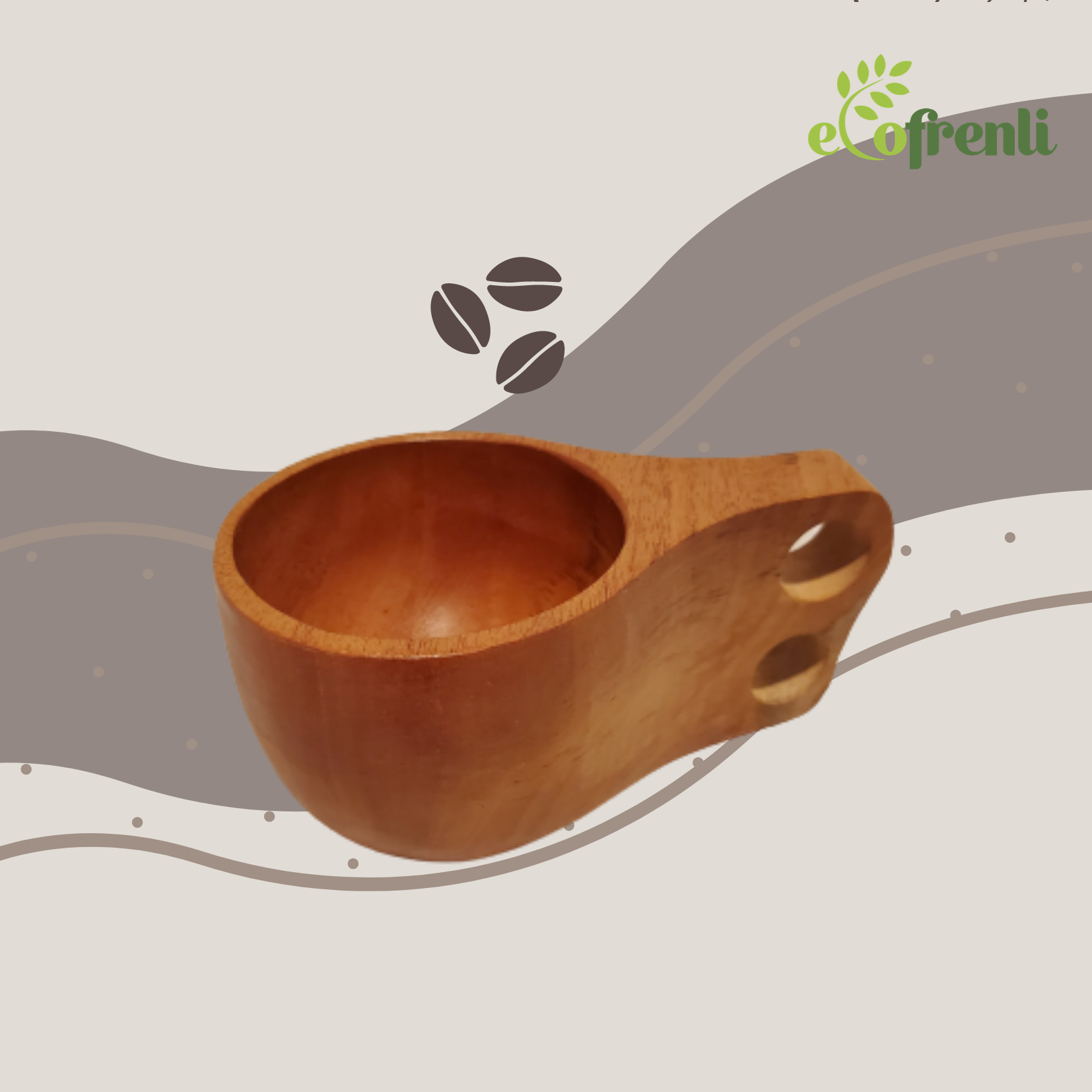 Mahony Solid Wood Drinking Cup - Ecofrenli.com