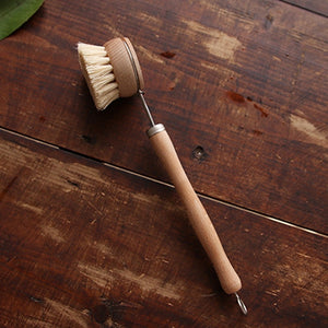 ‘I’M HANDMADE’ Kitchen Bamboo Brush for Dishes - Ecofrenli.com