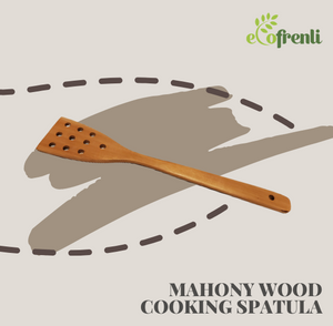 "I'm Handmade" Mahony Wood Cooking Spatula - Ecofrenli.com
