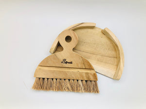 ‘I’M HANDMADE’ Counter Top Broom & Dustpan Set - Ecofrenli.com