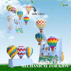 Kids Art paper Craft Mechanical Toys - Ecofrenli.com