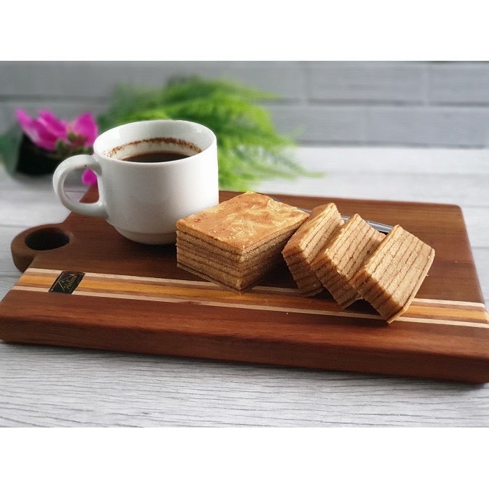 "I'm Handmade" Solid Teak Wood Reversible Cutting Board - Ecofrenli.com