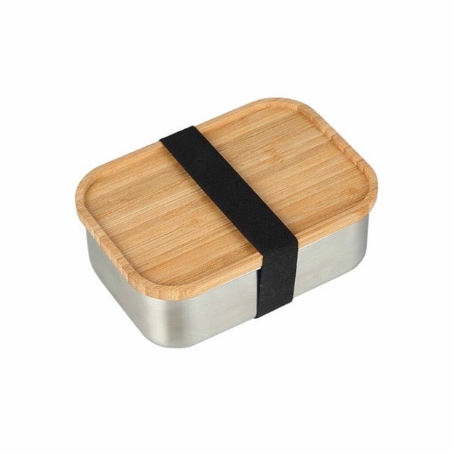 Eco Bamboo Stainless Lunch Box - Ecofrenli.com