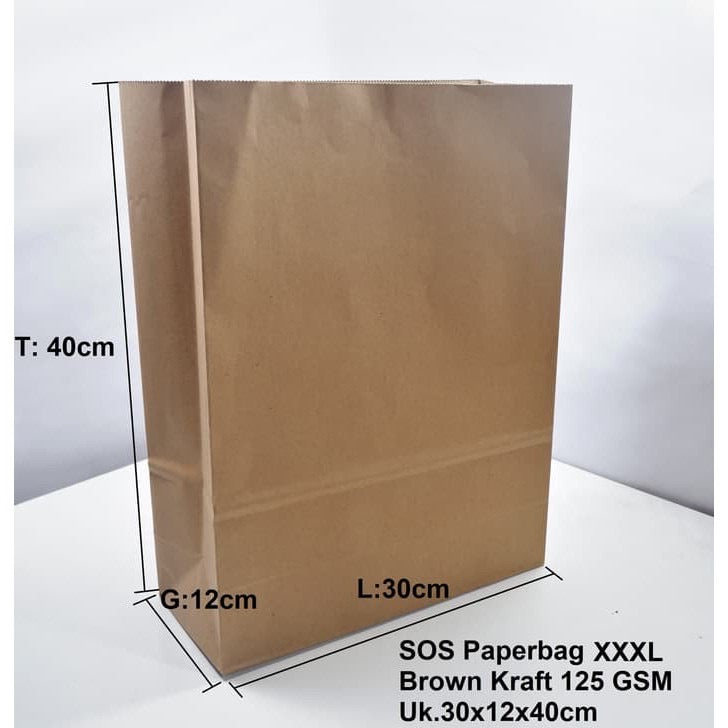 Eco Upcycled Paper bag (no hand-carrier) - Ecofrenli.com