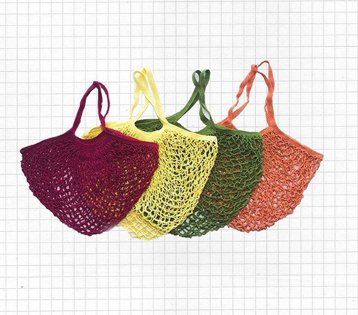 Upcycled Cotton Hand-Crocheted Bag - Ecofrenli.com