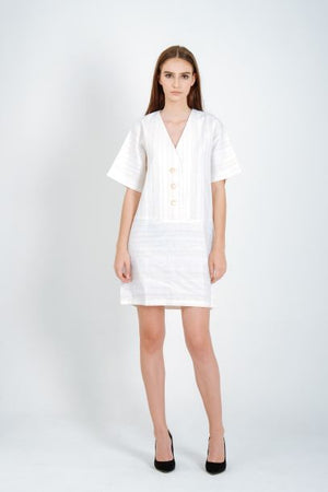 Linen Lazy Dress - Ecofrenli.com
