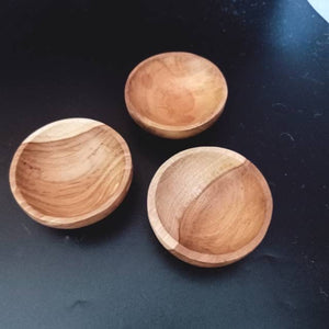 “I’M HANDMADE” Solid Mahogany wood mini dish - Ecofrenli.com