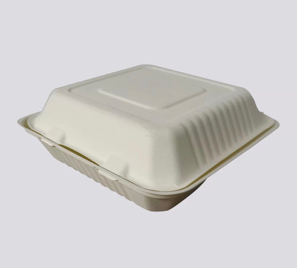 Eco Takeaway Food Box 3 Compartments-100 pcs - Ecofrenli.com